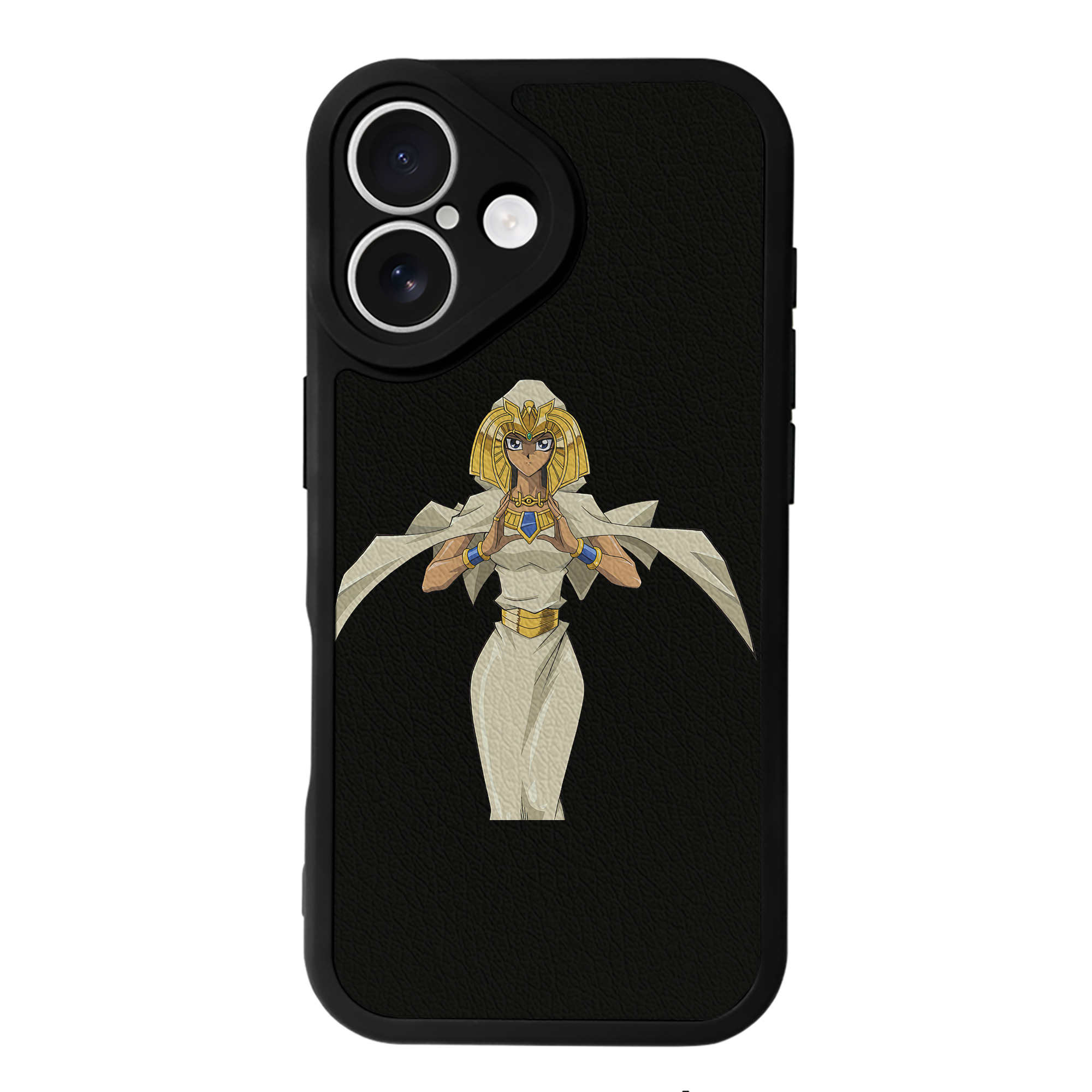 遊☆戯☆王 Yu-Gi-Oh! 【iPhone 16シリーズ対応】シリコンスマホケース（レザー調） 材質：シリコン